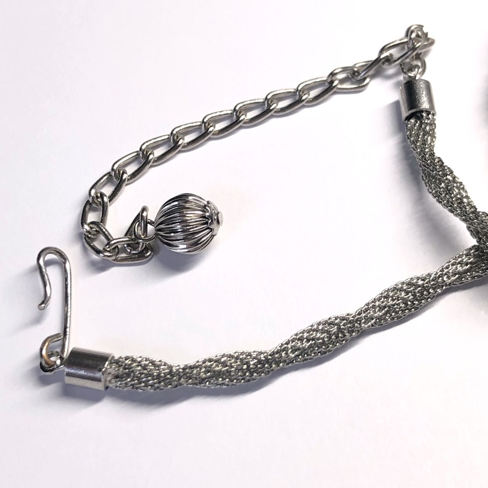 Vintage Daisy Lane D&E “Juliana” Hematite and Rhinestone Necklace - Picture 8 of 8